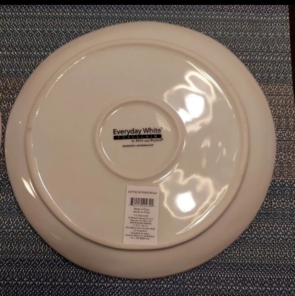 Fitz and Floyd® Lakeside Living  Accent Plates SET OF 2 BNWT RETIRED 1 SET LEFT!